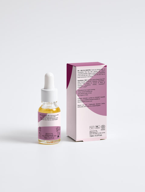 Calming Facial Oil with 1% Cannabidiol – Hydrate, Balance & Glow ✨