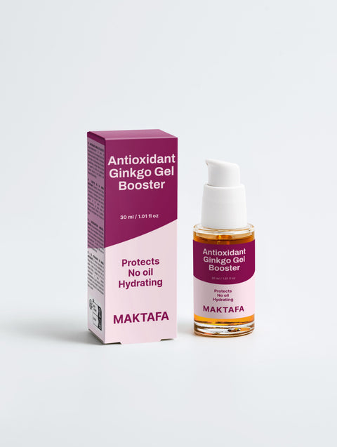 Antioxidant Ginkgo Gel Booster – Shield Your Skin from Free Radicals & Pollution 🌿✨