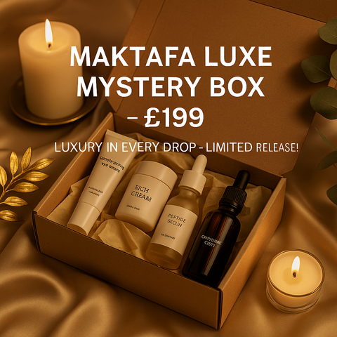 Maktafa Luxe Mystery Box – Pure Luxury for Mind & Skin