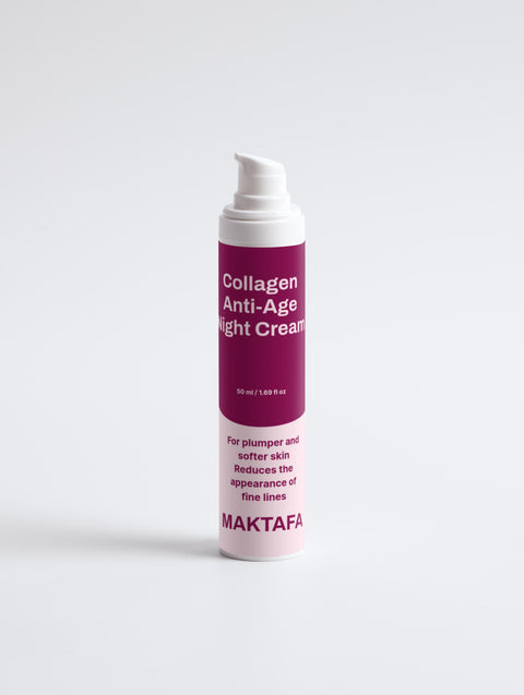 Collagen Anti-Age Night Cream – Wake Up to Plumper, Smoother Skin ✨🌿