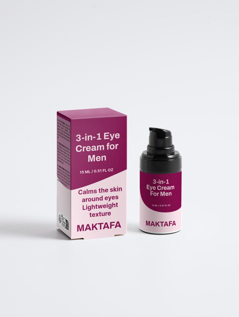 3-in-1 Eye Cream for Men โ Hydrate, Refresh & Combat Signs of Fatigue ๐โจ