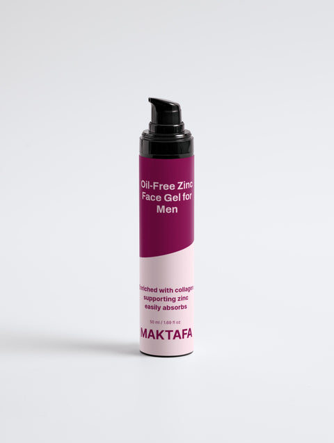 Oil-Free Zinc Face Gel for Men: Hydrate, Strengthen & Stay Shine-Free 🌿