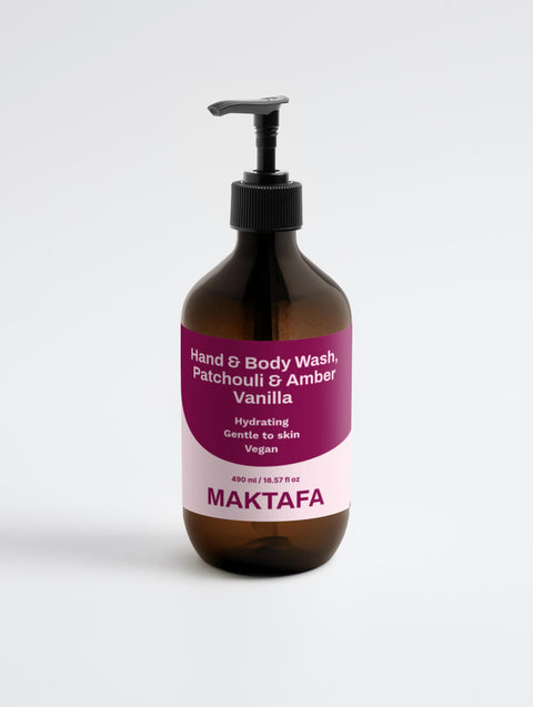 Hand & Body Wash – Patchouli & Amber Vanilla - Refresh & Revitalize 🍃✨