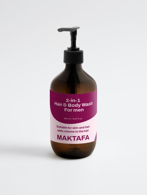 2-in-1 Hair & Body Wash for Men – Energise, Cleanse & Strengthen in One Step 🧴🌿