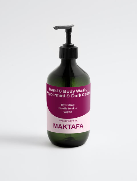 Hand & Body Wash – Peppermint & Dark Cedar - Refresh & Revitalize  🌿🚿